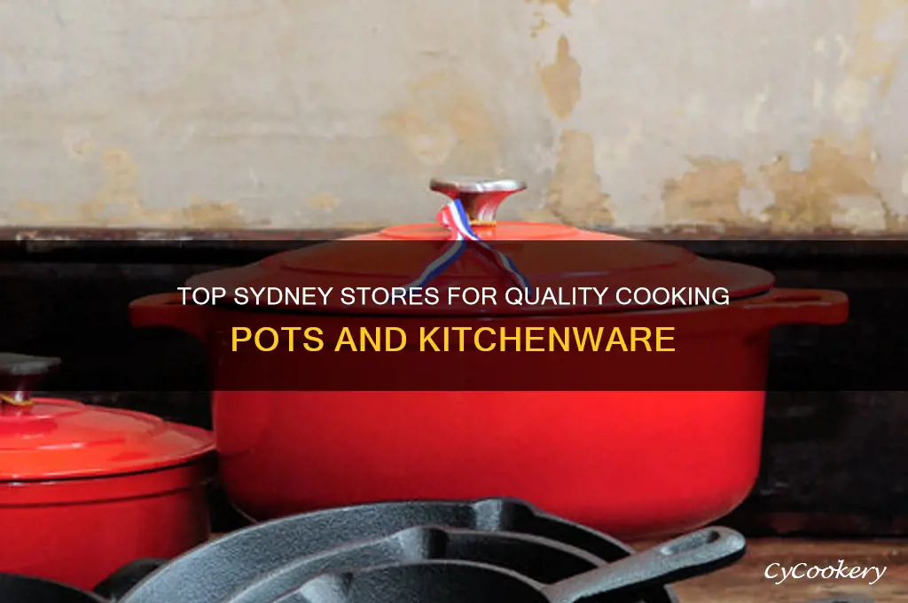 where to buy cooking pots in sydney