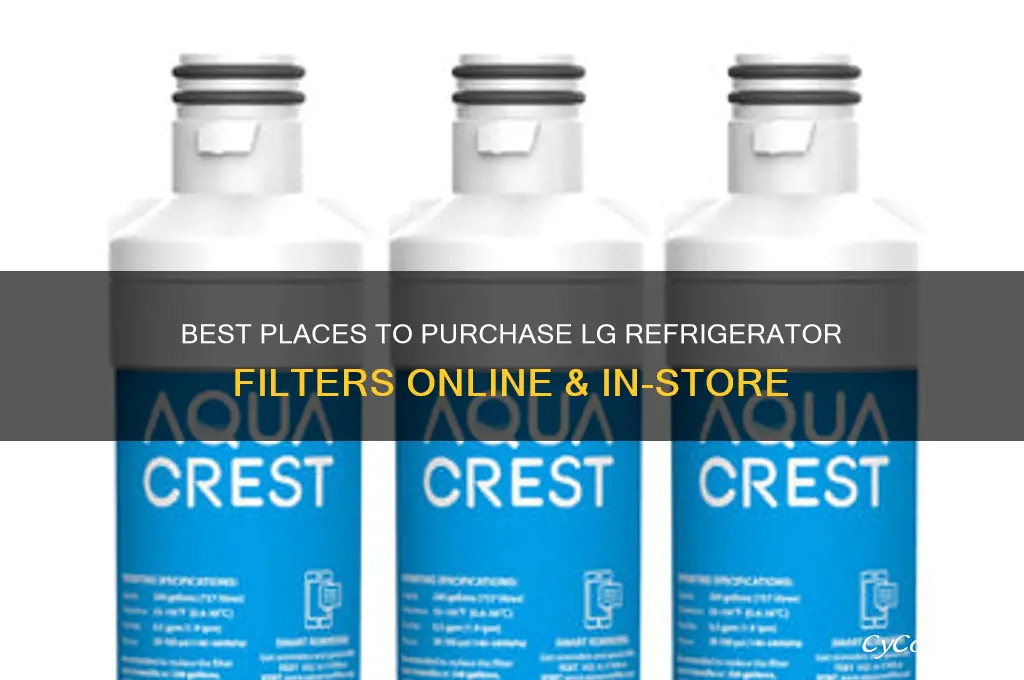 where to buy filters for lg refrigerator