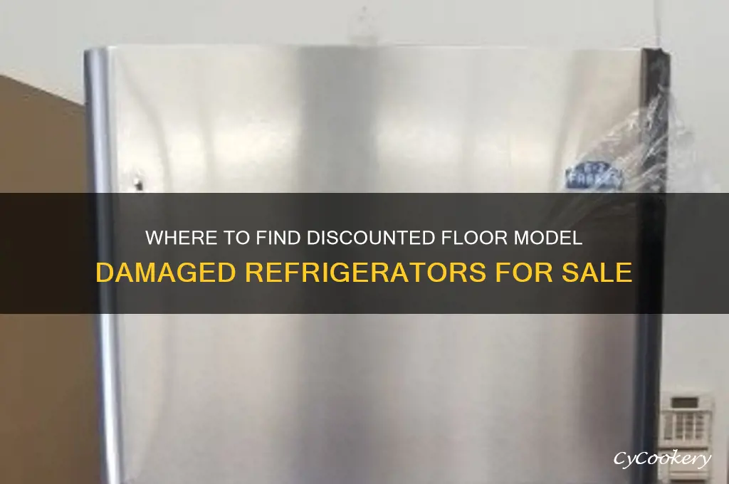 where to buy floor model damaged refrigerators