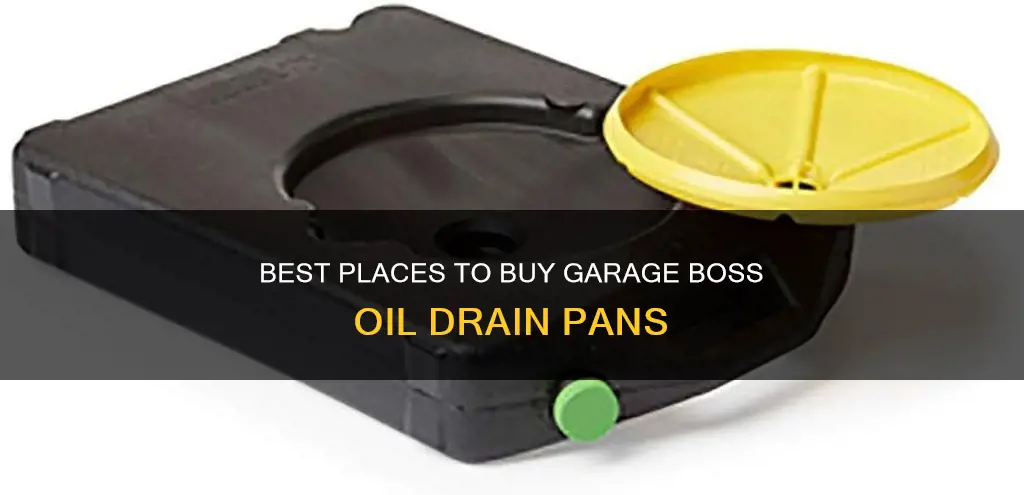 where to buy garage boss oil drain pan