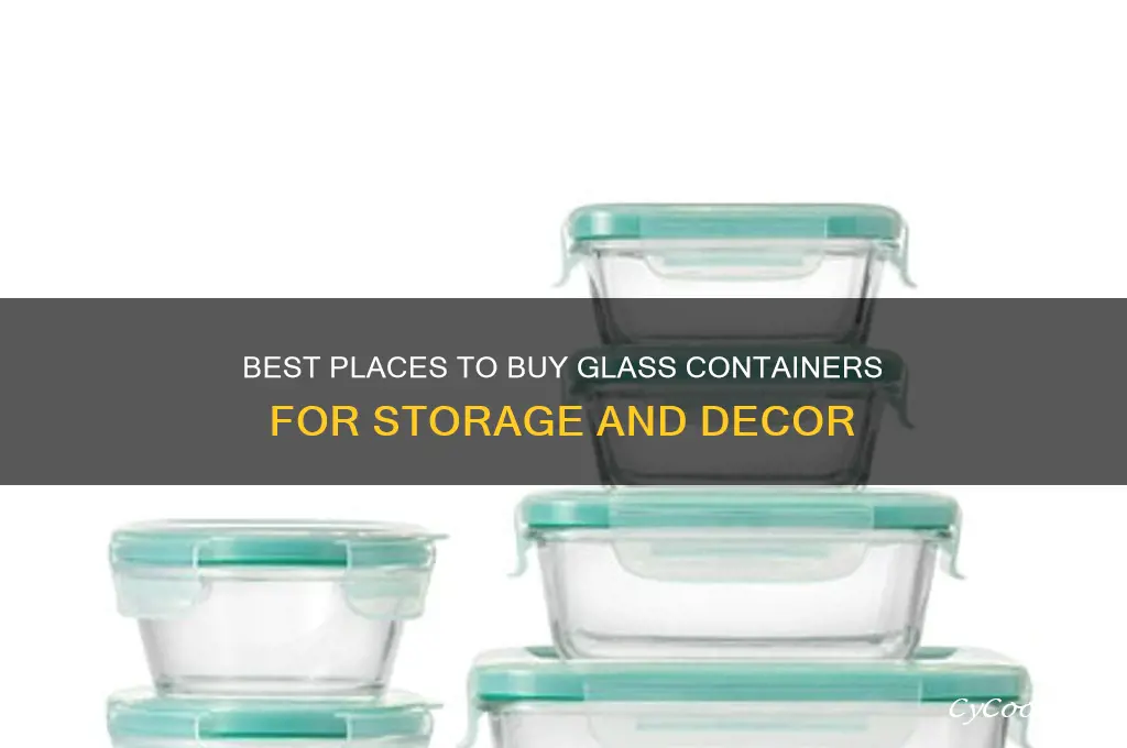 where to buy glass containers