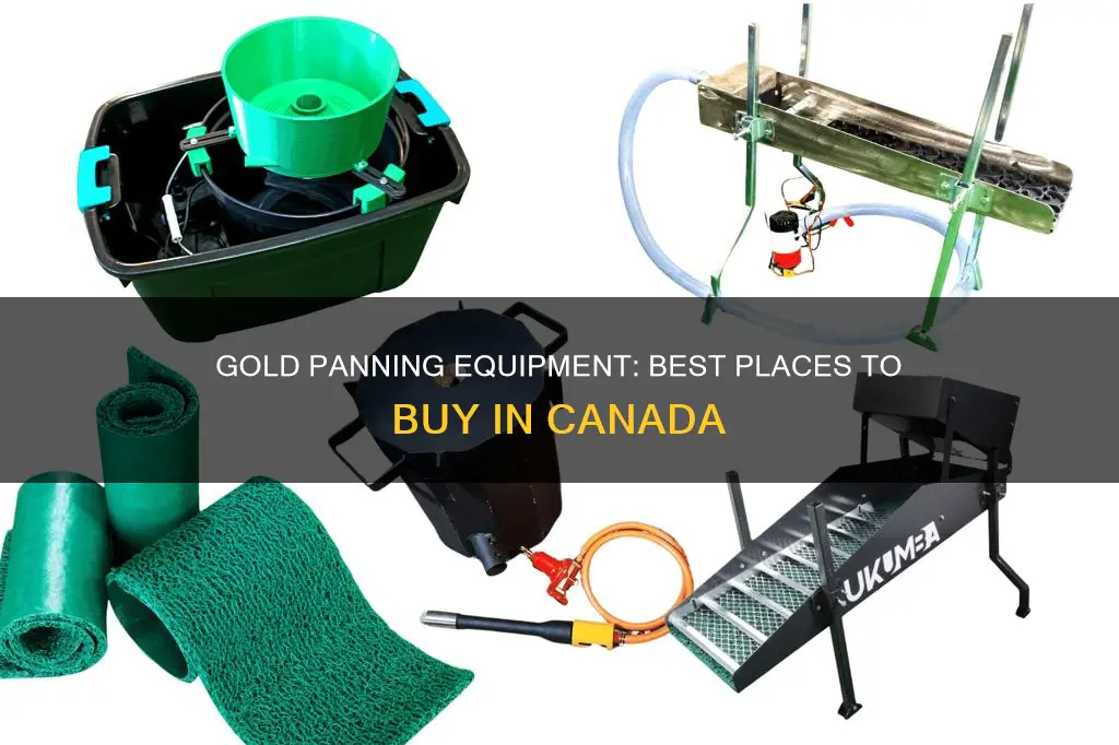 where to buy gold panning equipment in canada