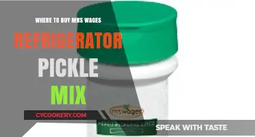 Where to Find Mrs. Wages Refrigerator Pickle Mix: A Comprehensive Guide