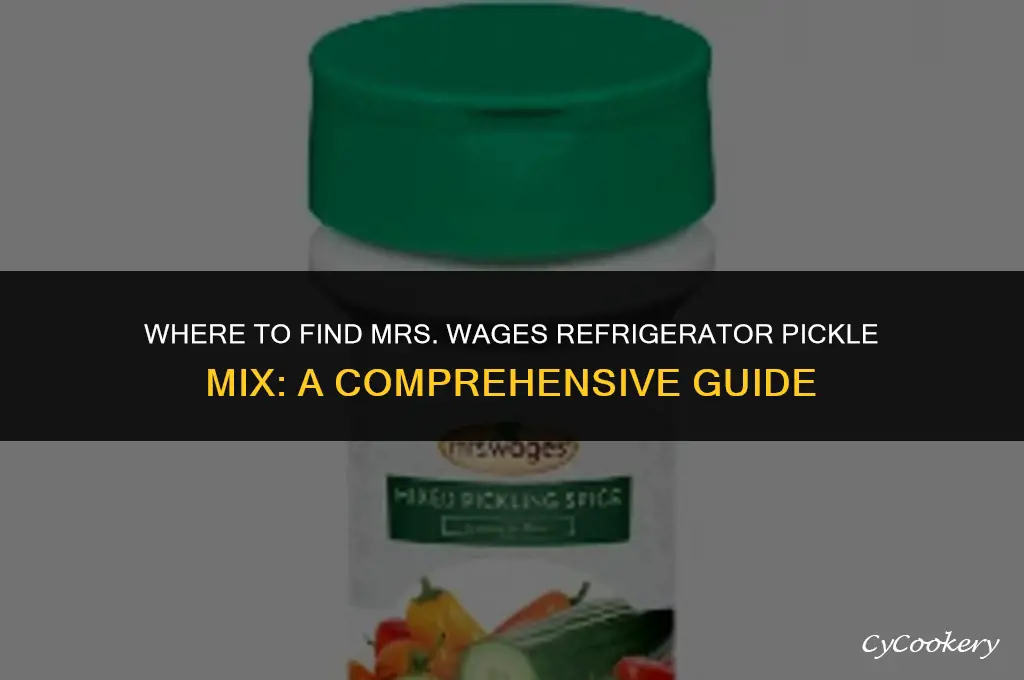 where to buy mrs wages refrigerator pickle mix