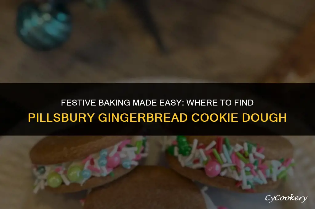 where to buy pillsbury refrigerated gingerbread cookie dough