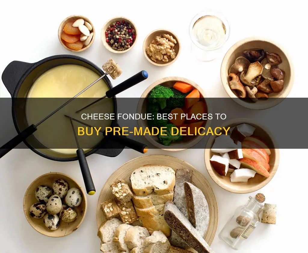 where to buy pre made cheese fondue