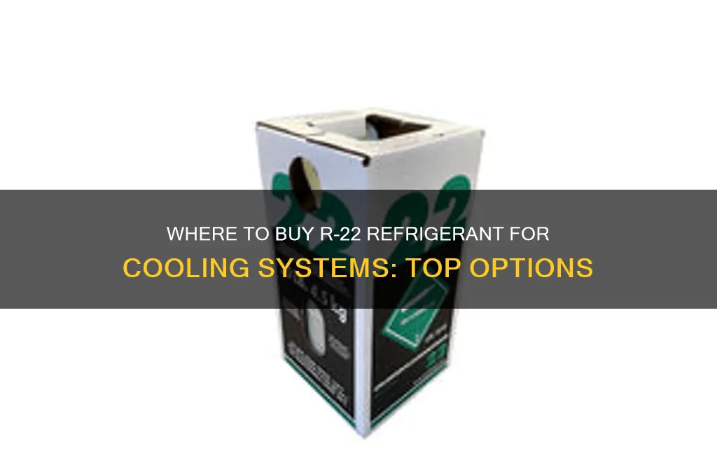 where to buy r 22 refrigerent cooling