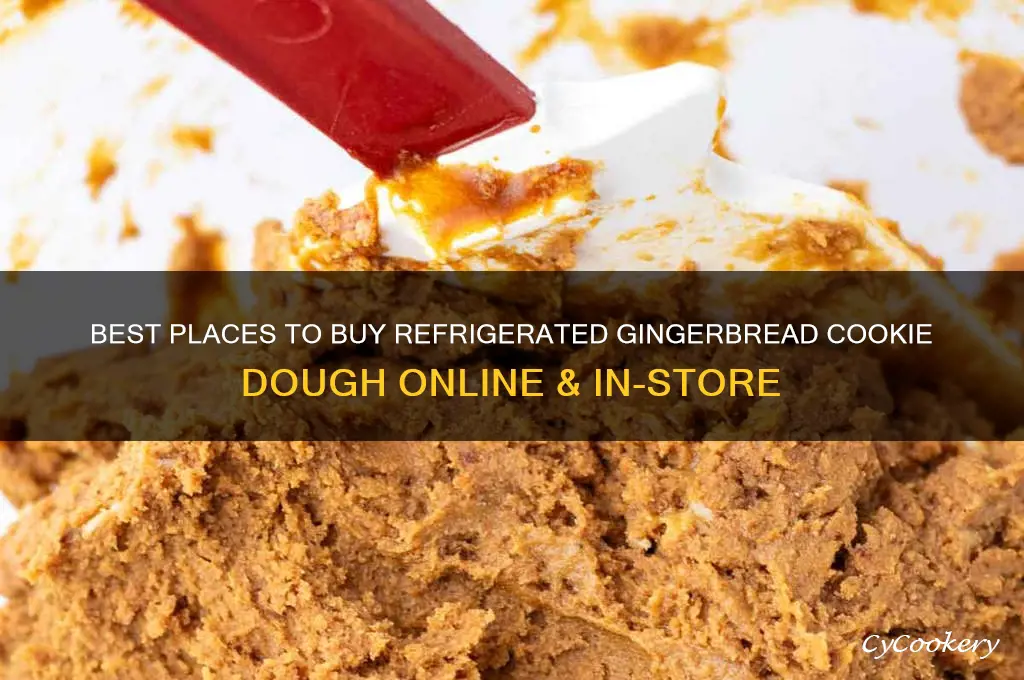 where to buy refrigerated gingerbread cookie dough