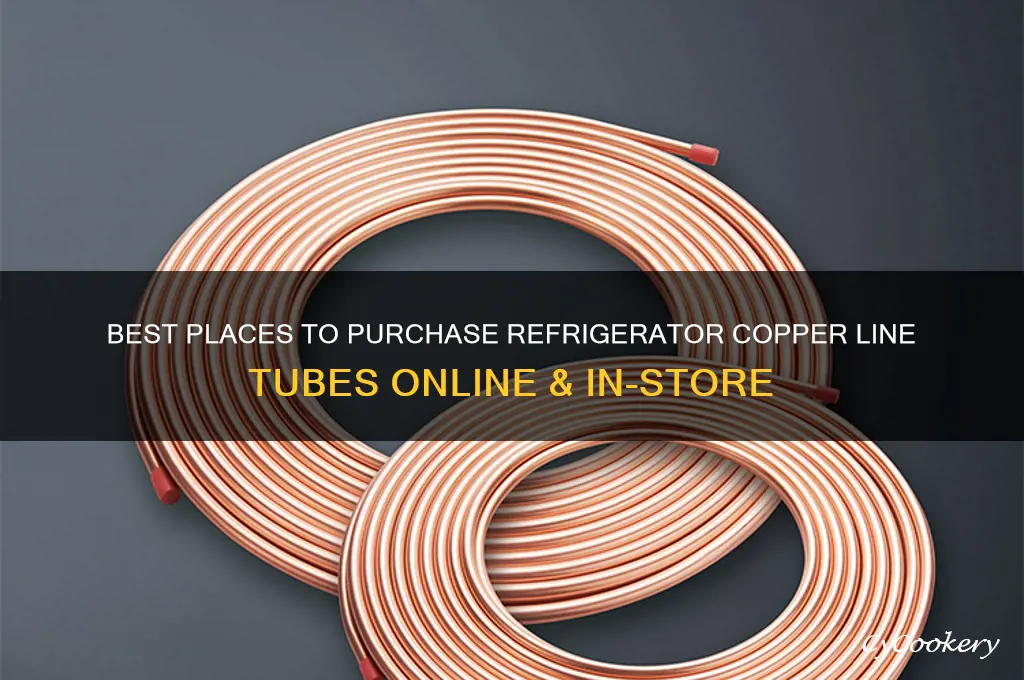 where to buy refrigerator copper line tube