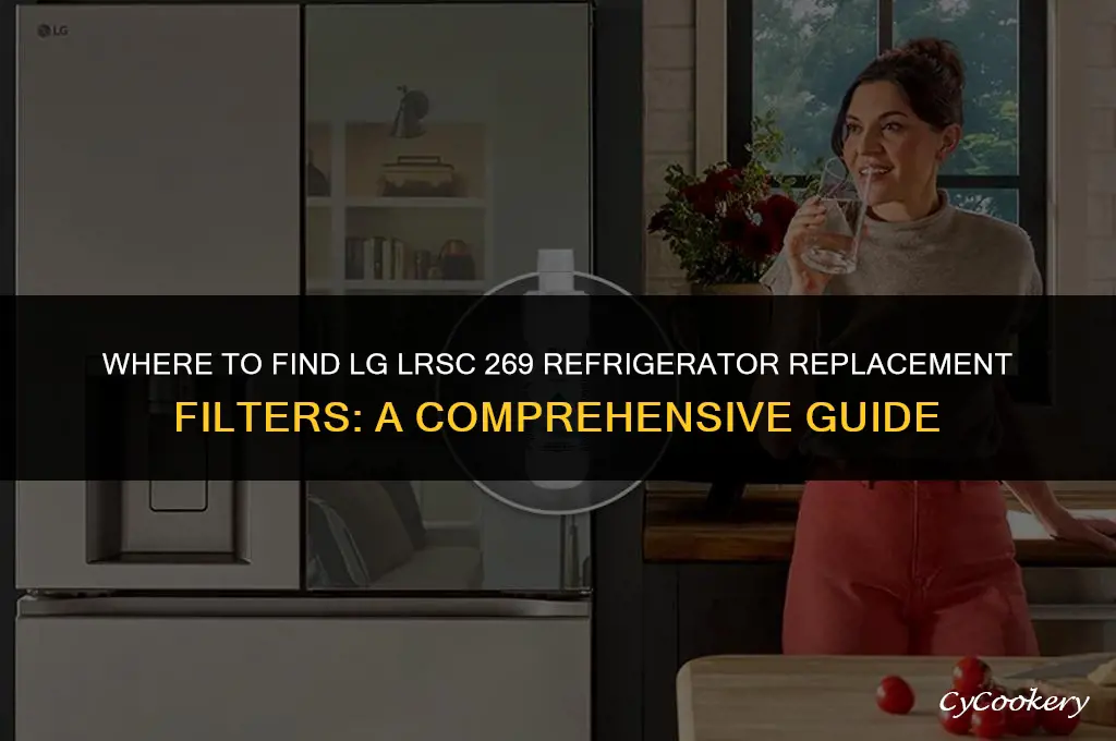 where to buy refrigerator replacement filters lg lrsc 269