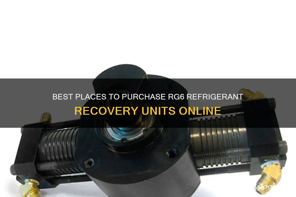 where to buy rg6 refrigerant recovery unit