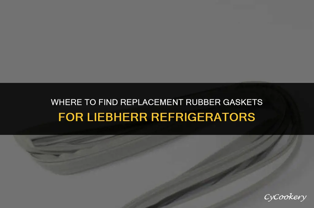 where to buy rubber gaskets for liebherr refrigerator