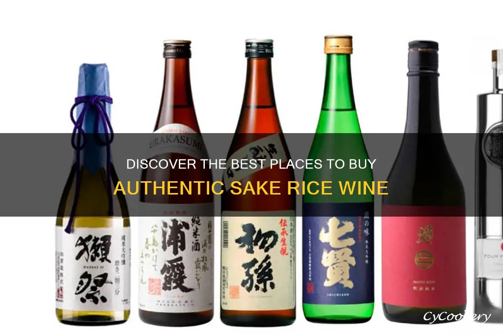 where to buy sake rice wine