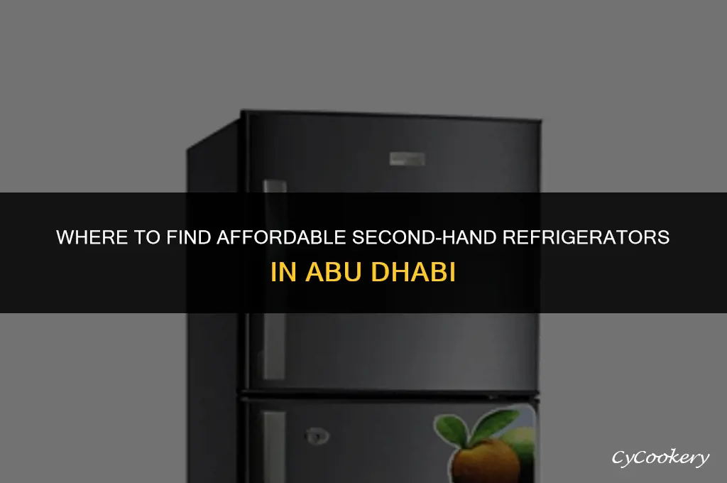 where to buy second hand refrigerator in abu dhabi
