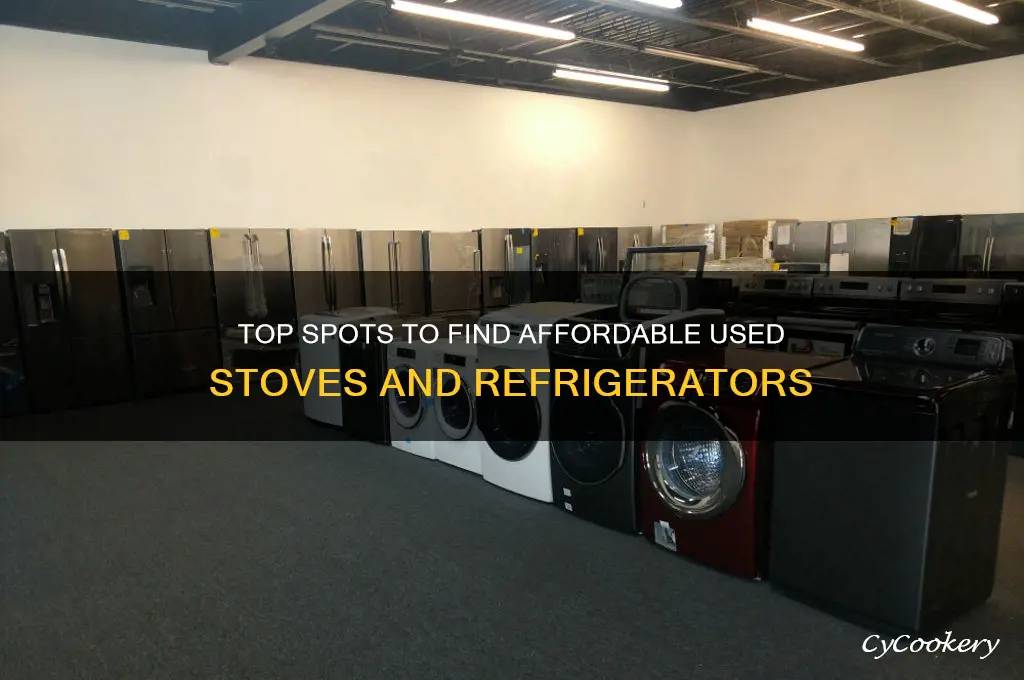 where to buy used stoves and refrigerators