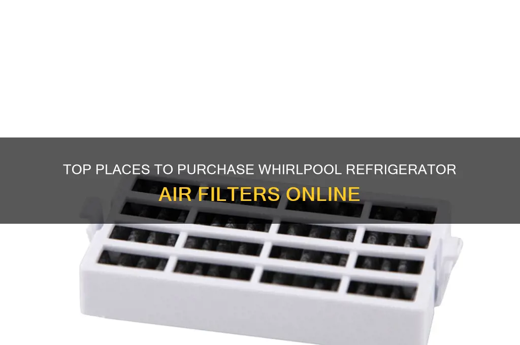 where to buy whirlpool refrigerator air filters