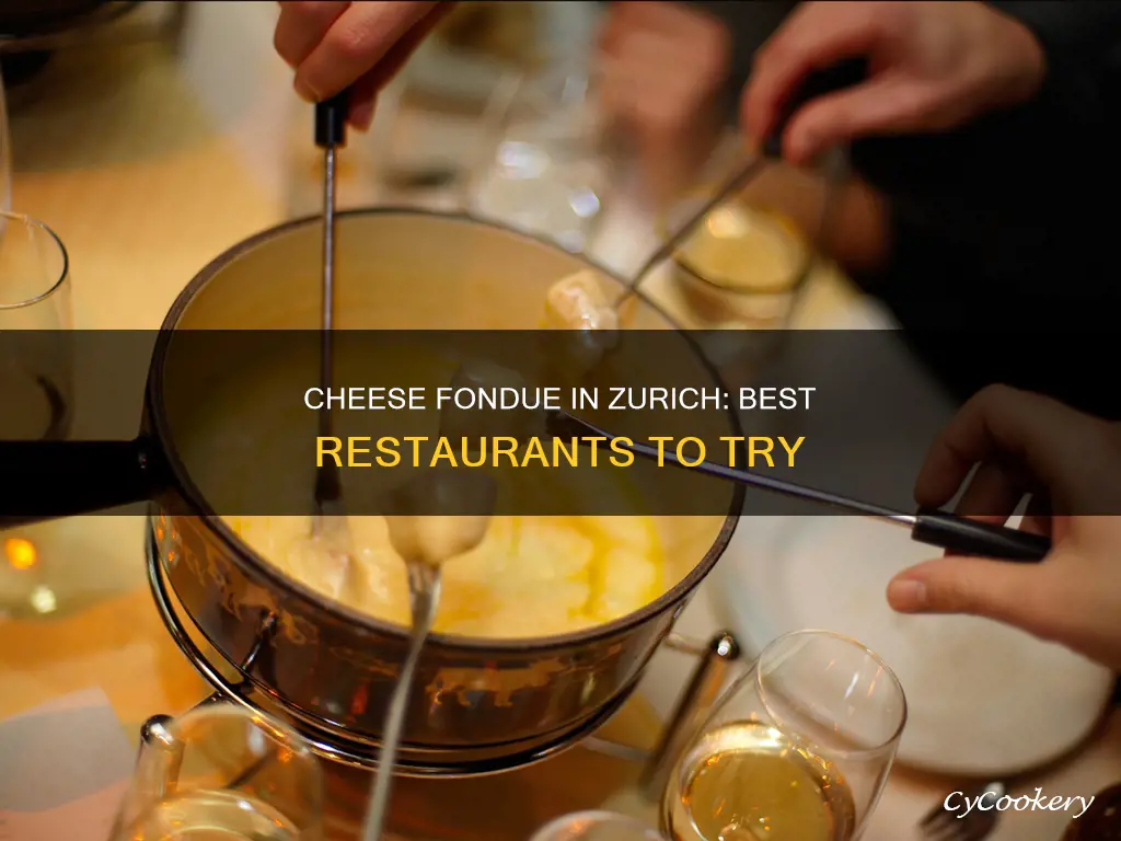 where to eat cheese fondue in zurich