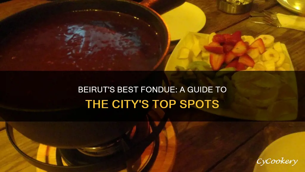 where to eat fondue in beirut