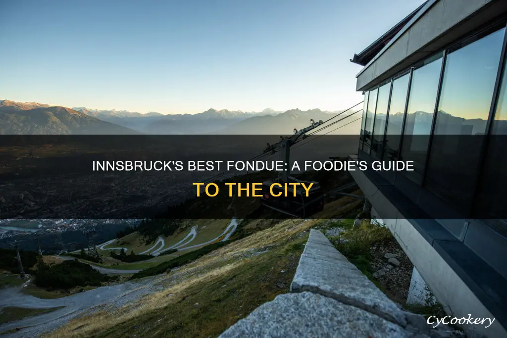 where to eat fondue in innsbruck