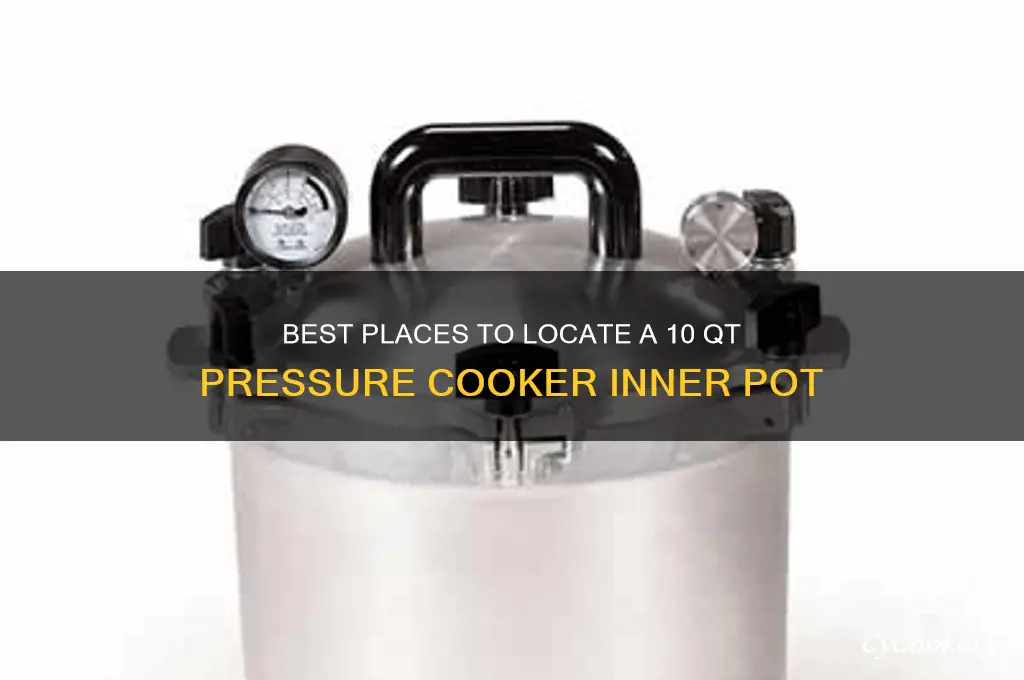 where to find a 10 qt pressure cooker inner pot