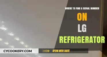 Locating Your LG Refrigerator's Serial Number: A Quick Guide