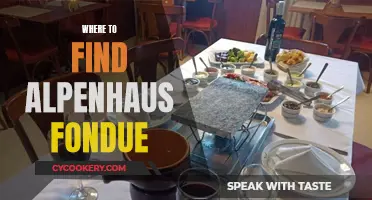 The Best Places to Find Alpenhaus Fondue