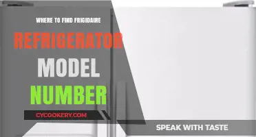 Locate Your Frigidaire Refrigerator Model Number: Quick and Easy Guide