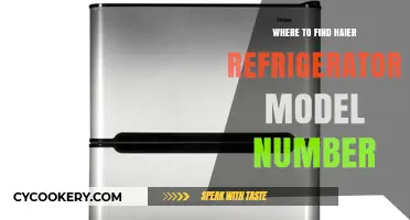 Locate Your Haier Refrigerator Model Number: Quick and Easy Guide