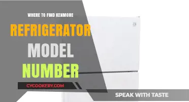 Locate Your Kenmore Refrigerator Model Number: Quick and Easy Guide