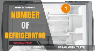 Locate Your Fridge's Model Number: A Quick and Easy Guide