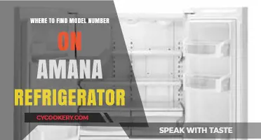 Locating the Model Number on Your Amana Refrigerator: A Quick Guide