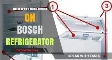 Locating the Model Number on Your Bosch Refrigerator: A Quick Guide