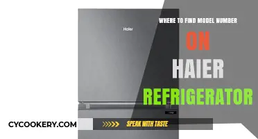 Locating Your Haier Refrigerator Model Number: A Quick Guide