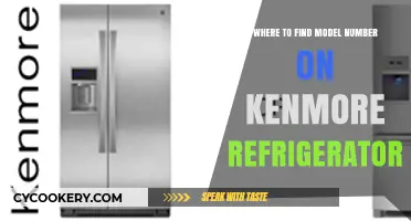Locate Your Kenmore Fridge Model Number: Quick Identification Guide