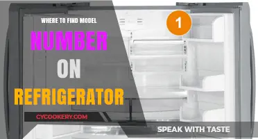 Locate Your Fridge's Model Number: A Quick Guide to Finding It