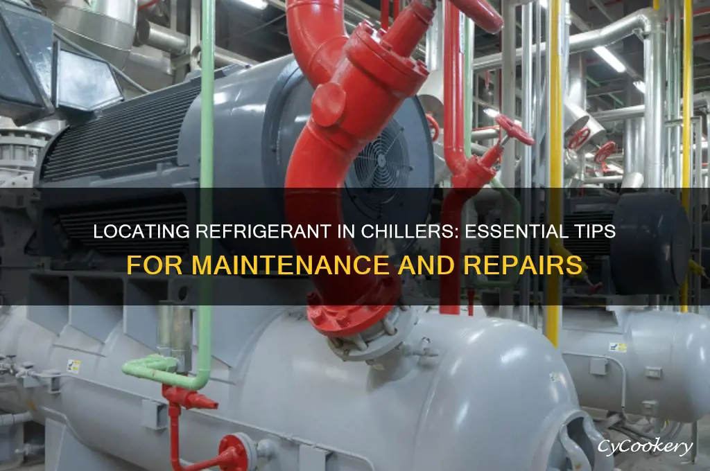 where to find refrigerant located in chiller
