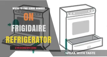 Locating the Serial Number on Your Frigidaire Refrigerator: A Quick Guide