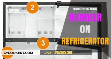 Locate Your Fridge's Serial Number: A Quick Identification Guide