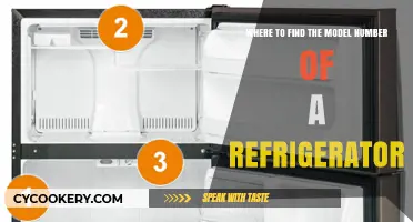 Locating Your Refrigerator's Model Number: A Quick Guide