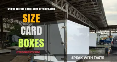 Where to Score Used Large Refrigerator-Size Card Boxes: A Comprehensive Guide