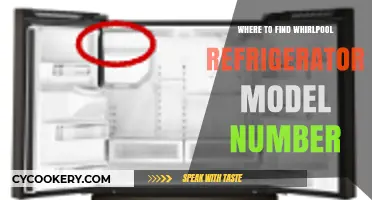 Locate Your Whirlpool Refrigerator Model Number: Quick and Easy Guide
