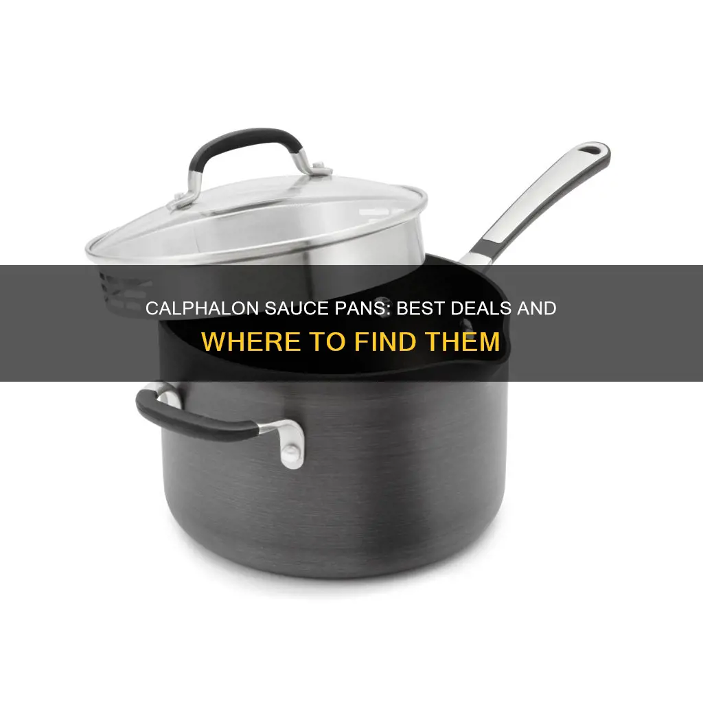 where to get best deal on calphalon sauce pans