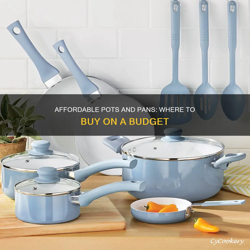 where to get cheap pots and pans