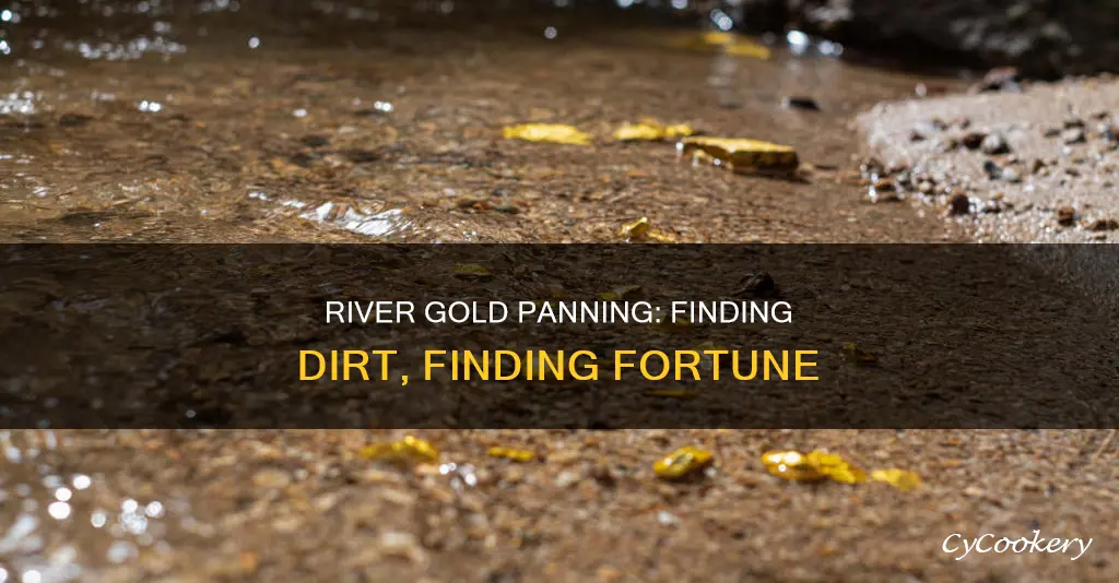 where to get dirt from river gold panning