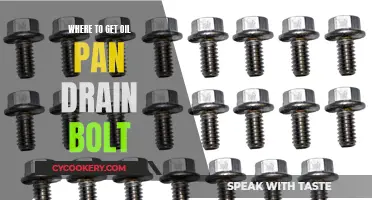 Oil Pan Drain Bolt: Where to Get Them