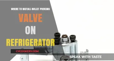 Optimal Placement for Bullet Piercing Valve on Your Refrigerator