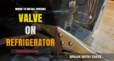 Optimal Piercing Valve Placement for Refrigerator Efficiency and Safety