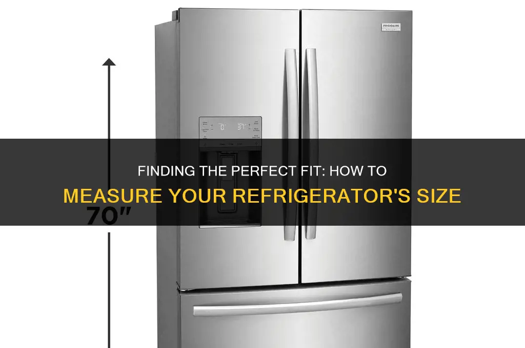 where to locate the size of my refrigerator