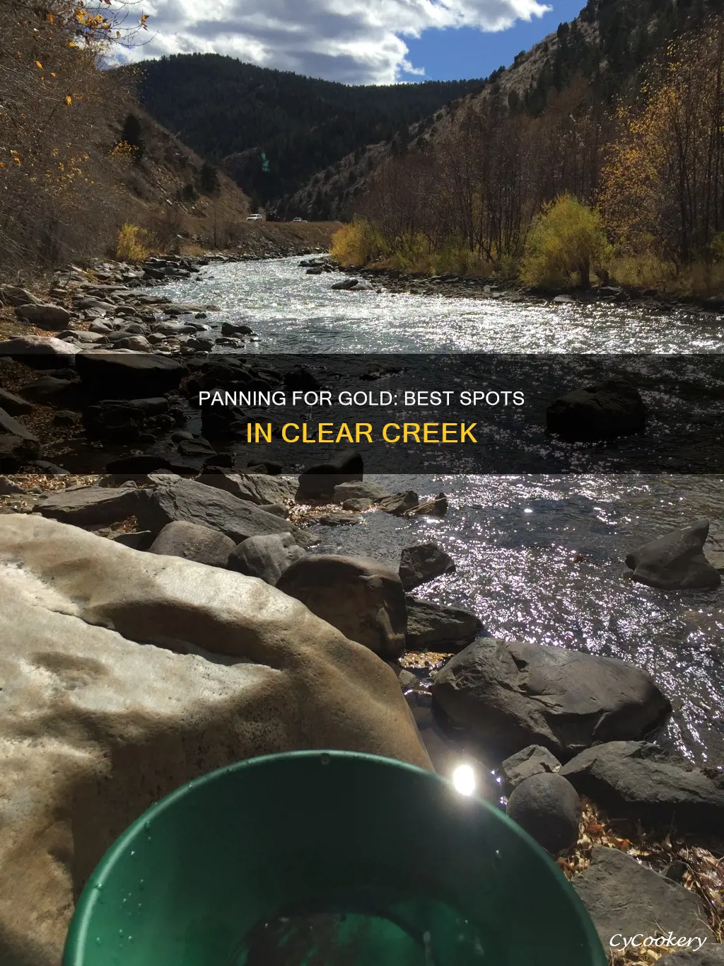 where to pan for gold in clear creek