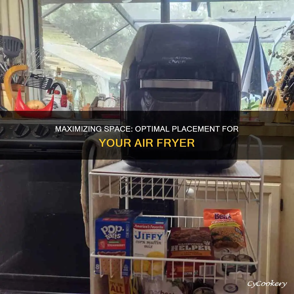 where to place air fryer when cooking